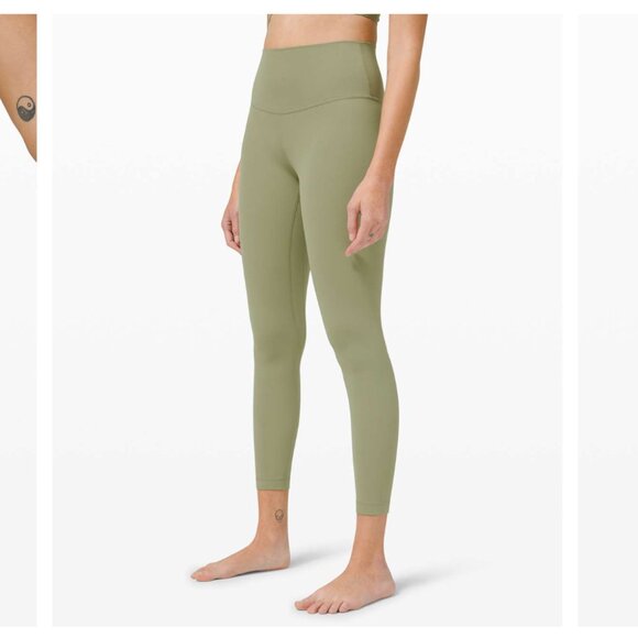 Lululemon Like New Align High Rise Pant 25" in Rosemary Green - Size 20 - Picture 1 of 7